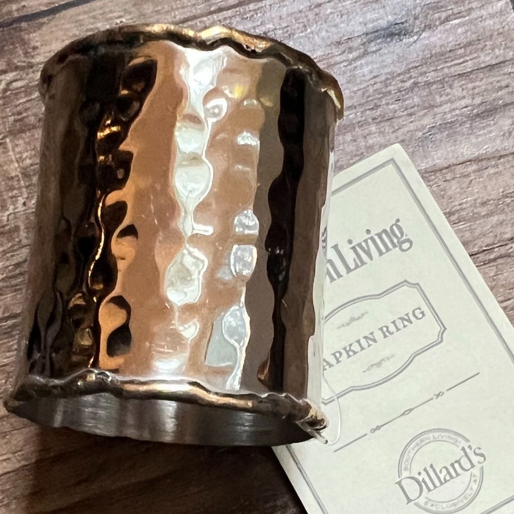 Southern Living 6pc Napkin Ring Set By Dillards NEW!!!